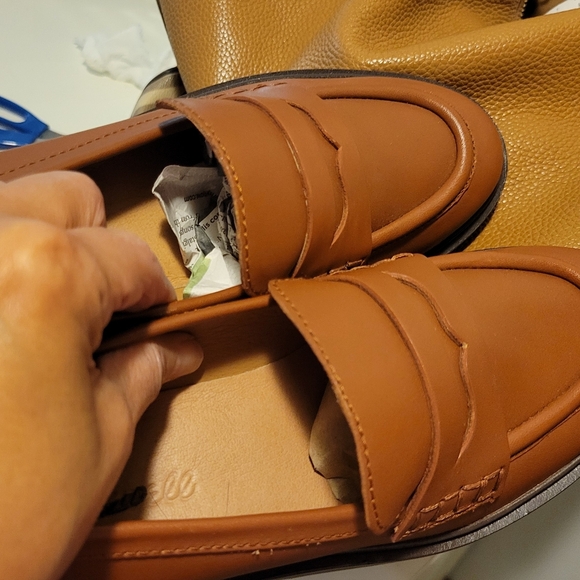 Madewell Tan Leather Penny Loafers - Picture 11 of 11
